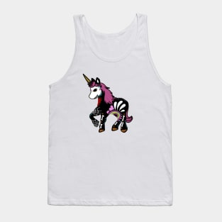 Unicorn Sugar Skull Day of the Dead Tank Top